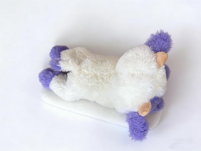 Cute Cow Plush Stuffed Animal Doll Toy 10 inch for Girls Boys (pa Cow purplue)