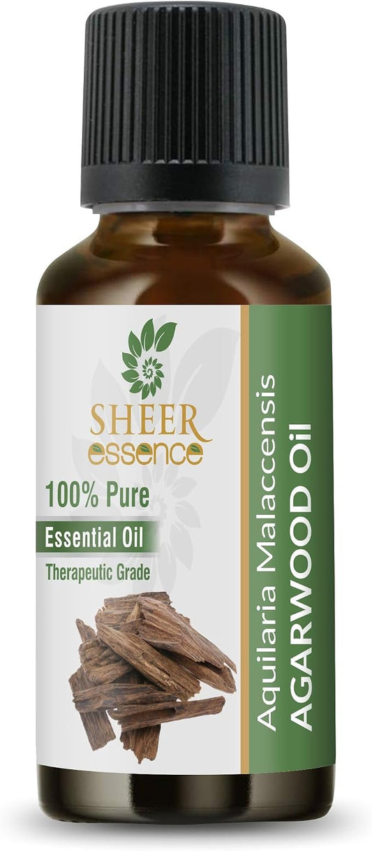 Agarwood (Oud) Essential Oil (Undiluted & Uncut - 100% Virgin) - 16.9oz - Therapeutic Grade Perfect for Natural Perfumery, Aromatherapy, Incense & More!