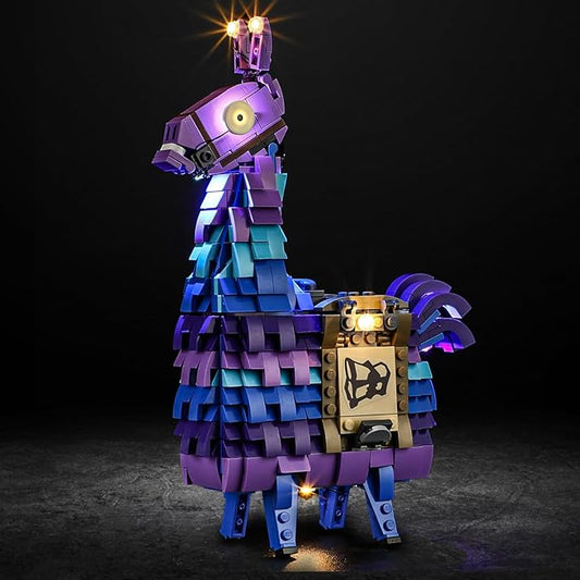 Vaodest Led Light for Lego 77071 Fortnite Supply Llama Blocks Model,Design and Configuration Compatible with Model 77071(Led Light Only, Not Building Block Kit)