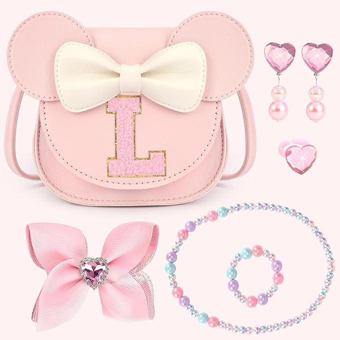mibasies Toddler Purse Gifts for Girls: 3 Year Old Girl Gifts, Mouse Toys Purse Set