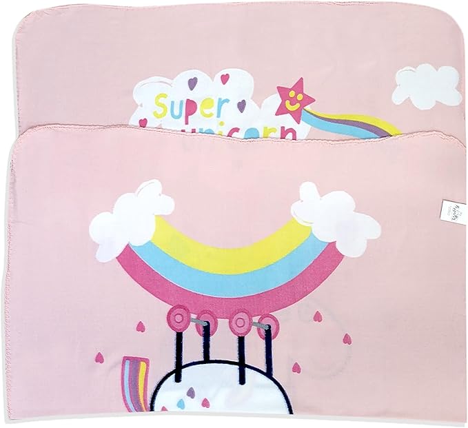 Girls Pink Fleece Soft and Cozy Throw Blanket (40" x 60) (Peppa-5)