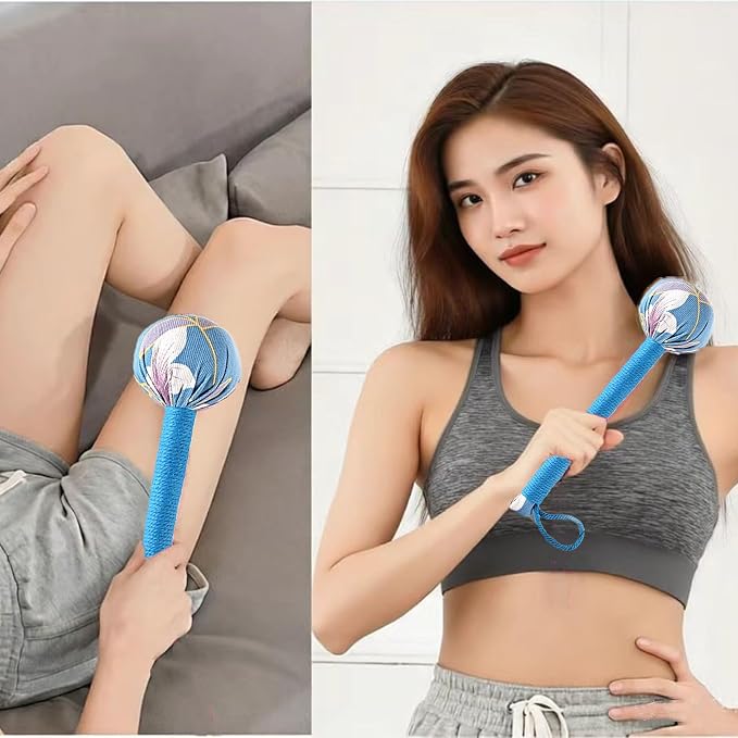 Body Massage Hammer, Manual Back Massager Tool for Body Relief | This Mugwort Massage Hammer Eases Back, Neck & Shoulder Muscle Tension, Perfect for Daily Relaxation at Home and Office