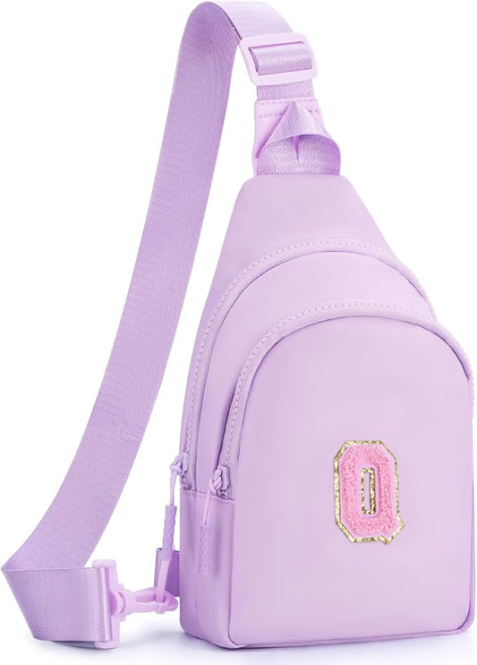 Birthday Gift for 5 6 7 8 9 10 11 12 13 14 15 16 Year Old Girls Fanny Pack Crossbody Bags for Women,Cute Trendy Stuff - Lavender,Q