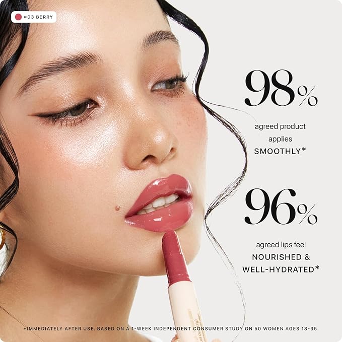 Nature Republic HONEY MELTING LIP (03 BERRY) SOFT LIP STICK, Hydrating Gloss, Moisturizing balms, Sheer tint, Shine & Glowy Finish, korean make up
