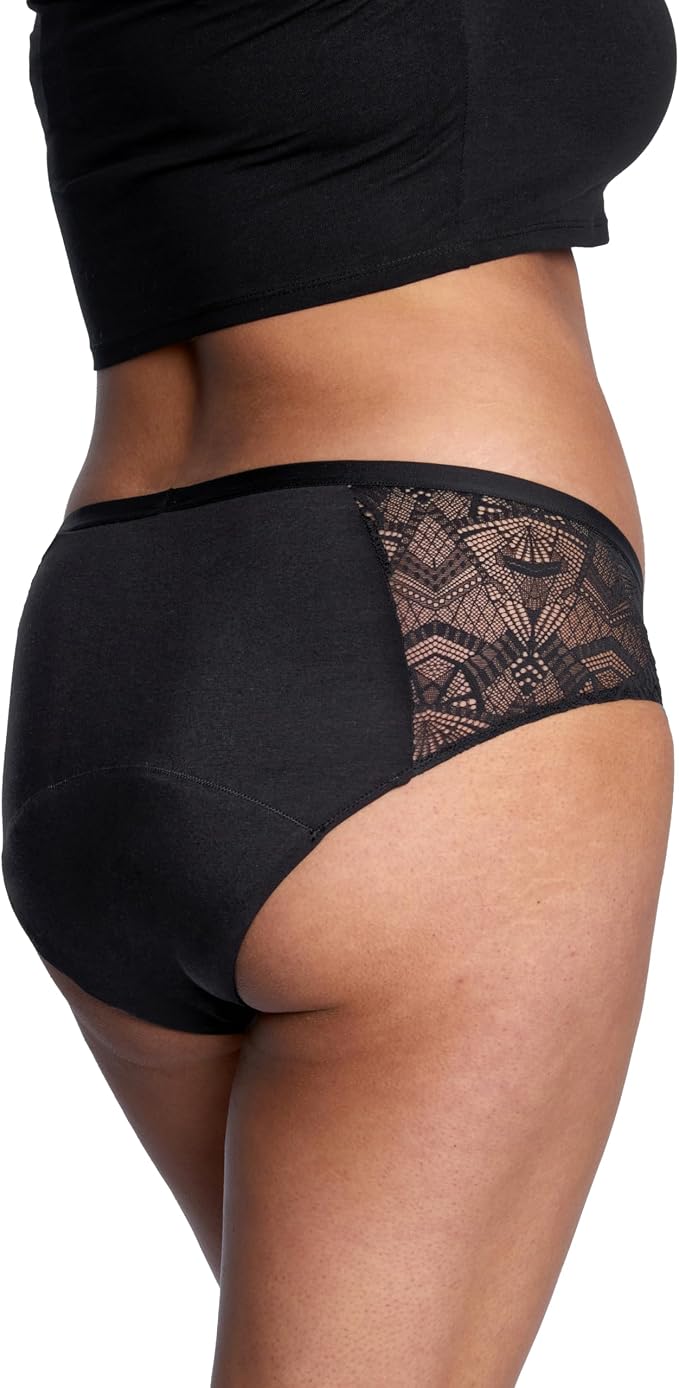 Thinx Ultra-Soft Leakproof Briefs for Women – Reusable, Comfy Period Underwear Holds Up to 12 Tampons