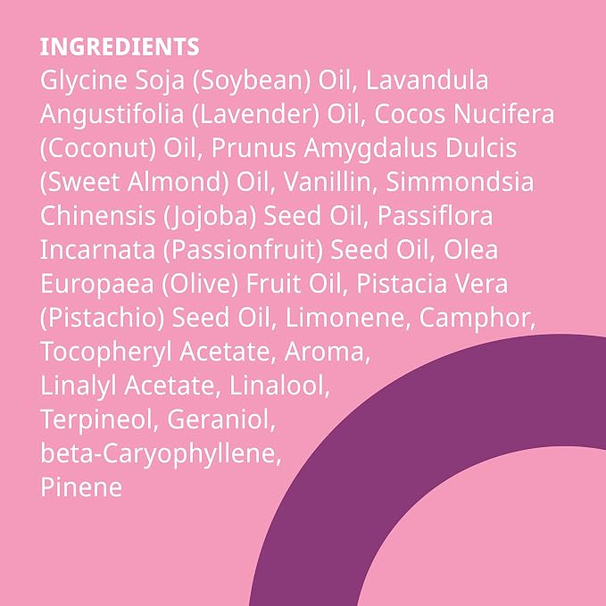 plusOne Sensual Body Oil – Lavender Vanilla Massage & Intimate Oil, 2 fl oz | Plant-Based Blend with Coconut, Jojoba & Sweet Almond Oil, Vegan & Cruelty-Free