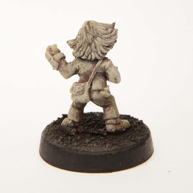 Stonehaven Gnome Monk Miniature Figure (for 28mm Scale Table Top War Games) - Made in USA