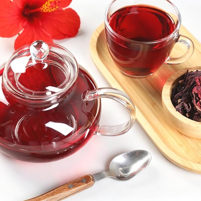 SKMTT Hibiscus Tea Bags, 60 Count, Hibiscus Flower Herbal Tea | 2g/Bag, Refreshing Tart Flavor, Caffeine-Free, Non-GMO