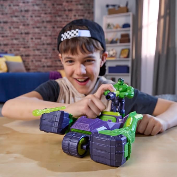 Marvel Avengers VenomVersus Epic World of Action Hulk Blast & Smash Truck Figure & Vehicle Set, 4-Inch Super Hero Toys for Kids Ages 4+