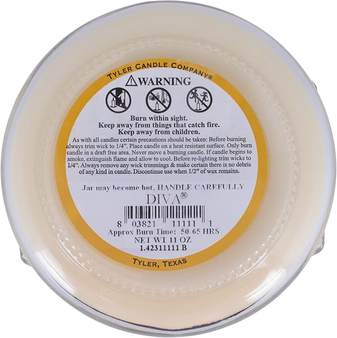 Elanze Designs Tyler Candle Diva 11 Ounce and 3.4 Ounce Aromatherapy Scented Candles; Set of 4