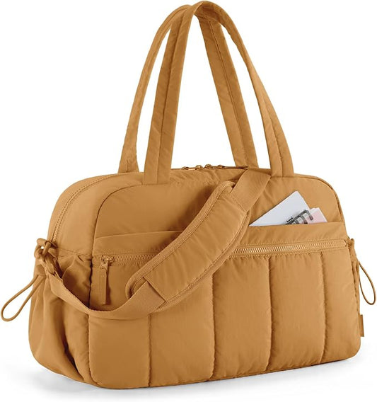 BAGSMART Gym Bag for Women, Duffle Bag for Travel with Wet Pocket, Lightweight Carry on Weekender Duffel, Water Resistant