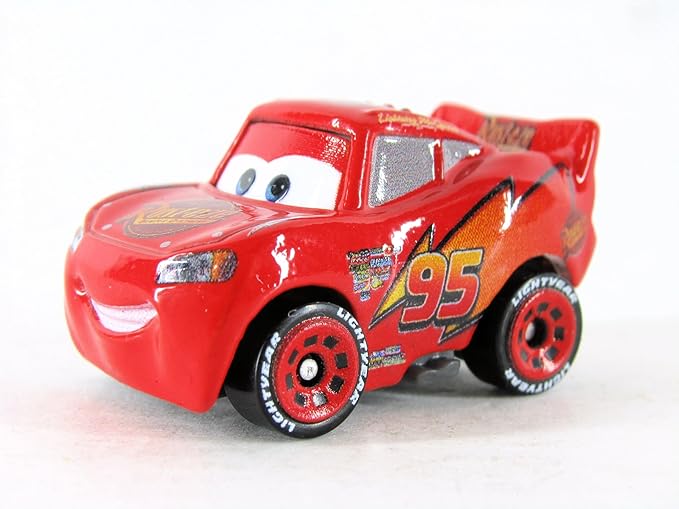 Disney Cars Mini Racers 3-Pack: Lightning McQueen, Vitoline #24 Brick Yardley, Dexter Hoover
