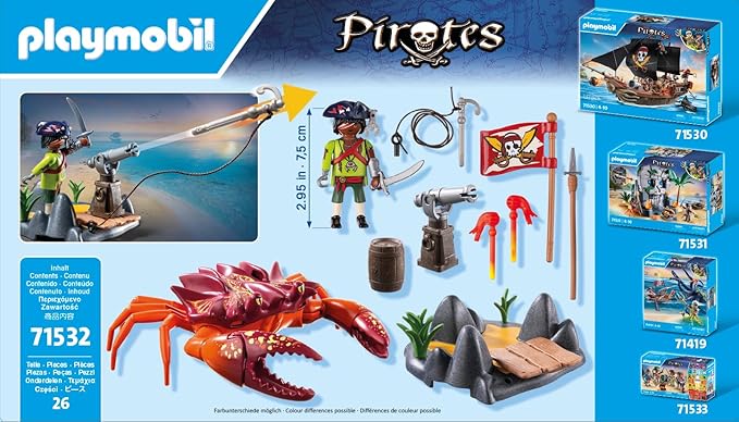 Playmobil Pirates: Battle Against The Giant Crab