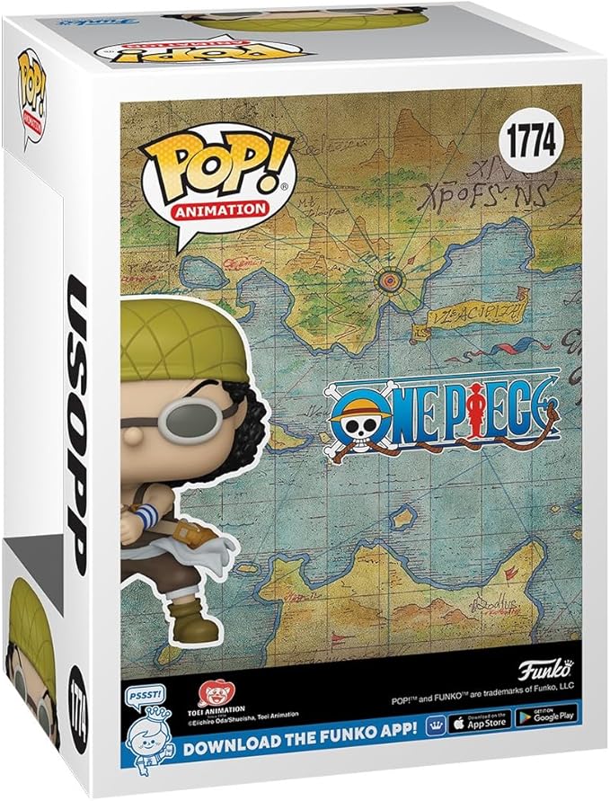 Funko POP Animation: Usopp - One Piece - Collectable Vinyl Figure - Gift Idea - Official Merchandise - for Kids & Adults - Anime Fans - Model Figure for Collectors and Display