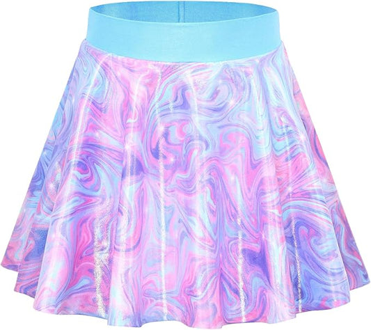 Gnainach Girls Skorts High Waist Athletic Skirts with Shorts Stretchy Activewear for Teens Kids Performance Tennis