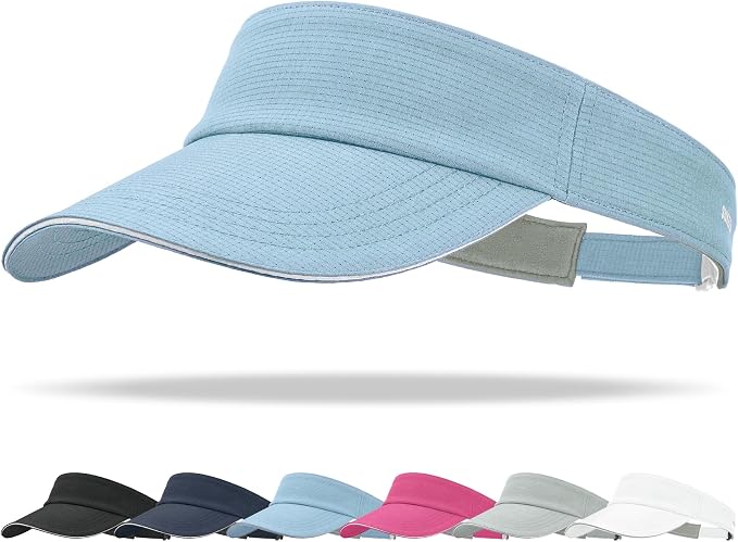 Sukeen Women's Adjustable Fit Runners Lightweight Comfort Performance Visor, Sports Sun Visor One Size Fits Most