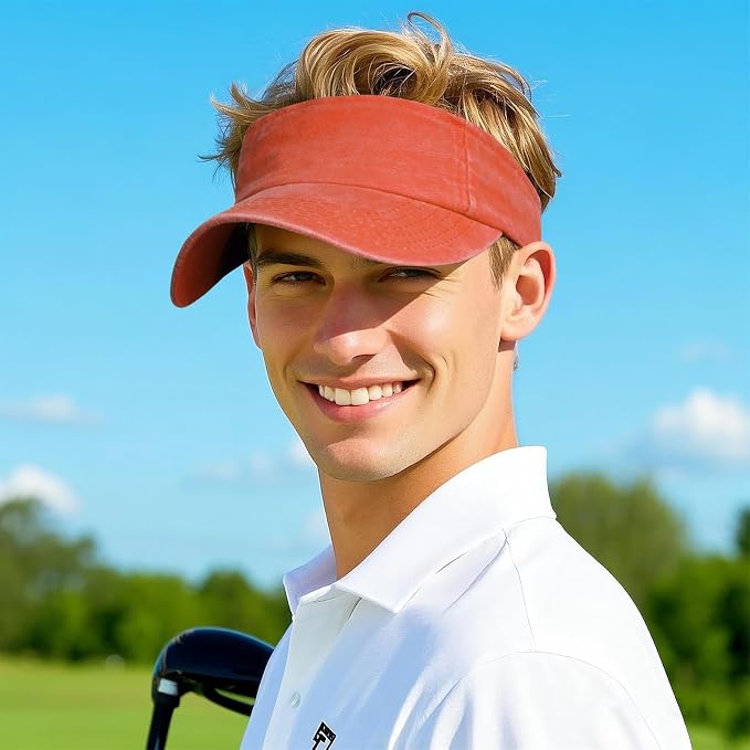 Marrywindix 1 Piece of Sport Wear Athletic Visor Sun Sports Visor Hat Visor Adjustable Cap for Women and Men