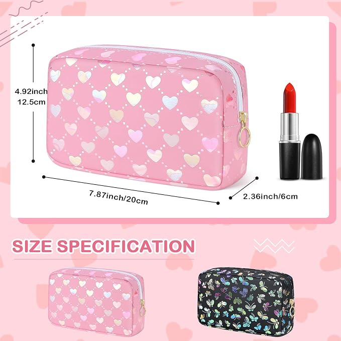 Likesing Tampon Holder for Purse, PU Period Bag Sanitary Napkin Storage Bag for Girls Womens, Portable Feminine Emergency Pad Tampon Period Pouch Sanitary Bags(Butterfly Black)