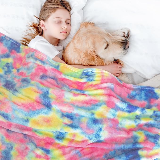 MUGD Fleece Blanket Throw Blanket Throw Blanket for Couch Soft Lightweight Cozy Microfiber Blankets & Throws