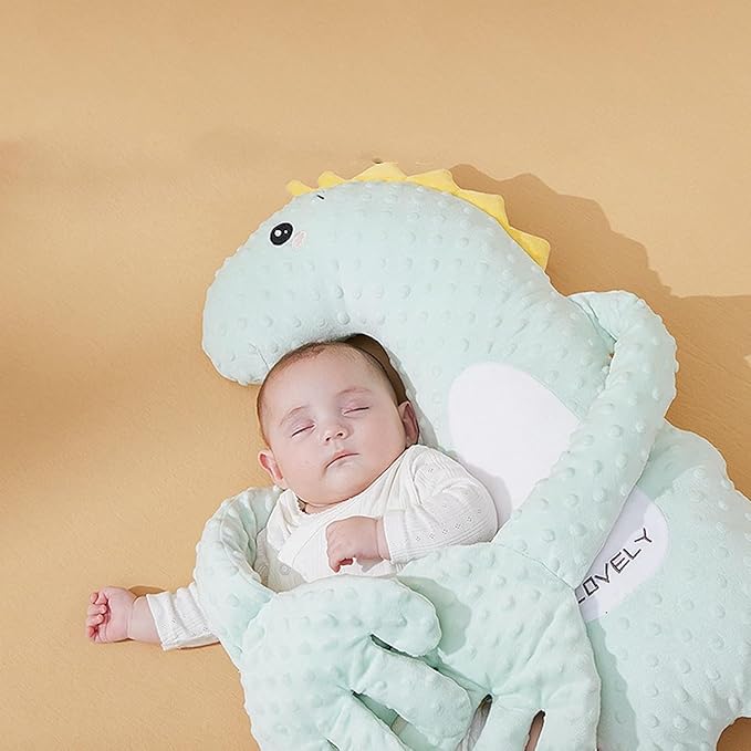 Baby Soothers Toys, Cute Animal Plush Stuffed Doll Toy for Girls Boys, Portable Dinosaur Unicorn Figure Soothing Dolls for Home and Travel (001, OneSize)
