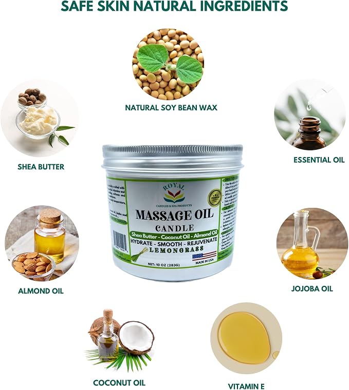 Massage Oil Candle (Lemongrass)