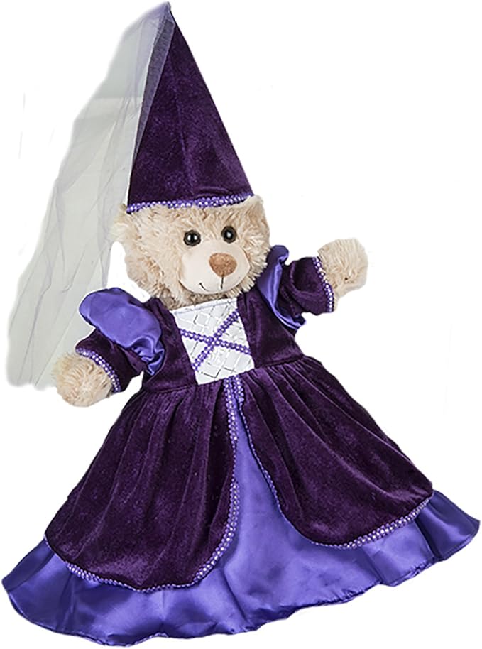 Medieval Princess Costume Teddy Bear Clothes Fits Most 14"-18" Build-a-Bear and Make Your Own Stuffed Animals