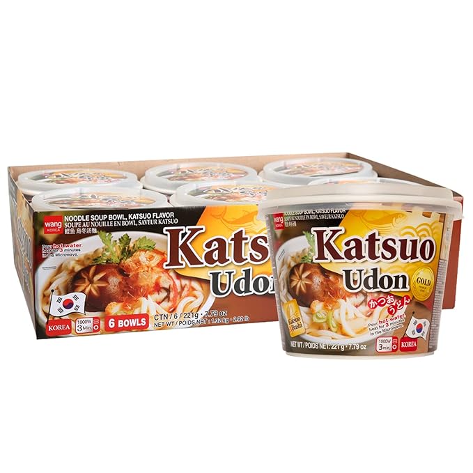 Wang Korean Snack On The Go - Katsuo Udon, Organic Chestnuts
