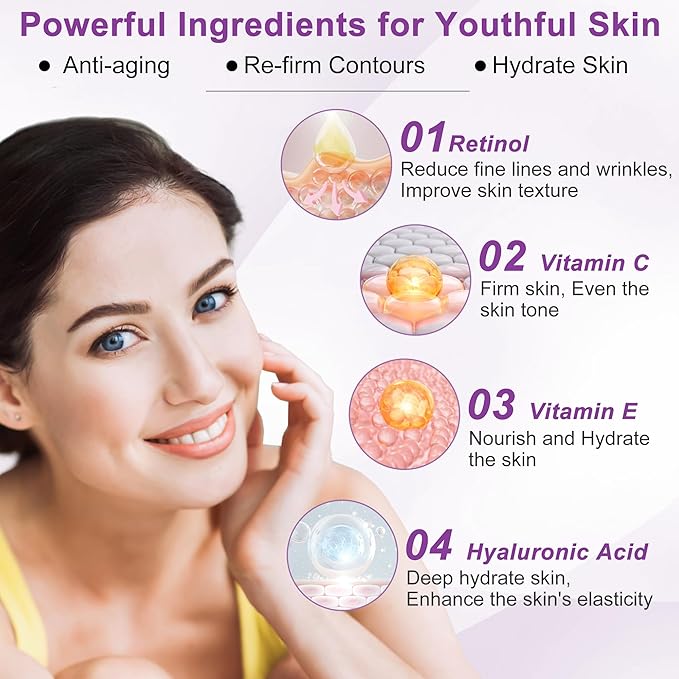 Skin Care Set, 5PCS Hydrate Moisturize Skin Care for Teens Women,Gentle Skincare Gift Set with Facial Mask,Cleanser,Toner,Serum,Face Cream Travel-friendly Face Care Stocking Stuffers Women Teens