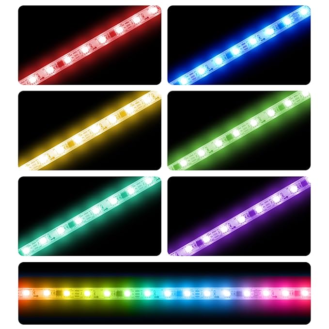 Master Massage Aurora RGB Ambient Lighting System for Massage Tables – Atmosphere Light, Multiple Colors LED Strips Create Relaxing Environment for Spa Salon Bed. Easy Install (Ambient Light Only)