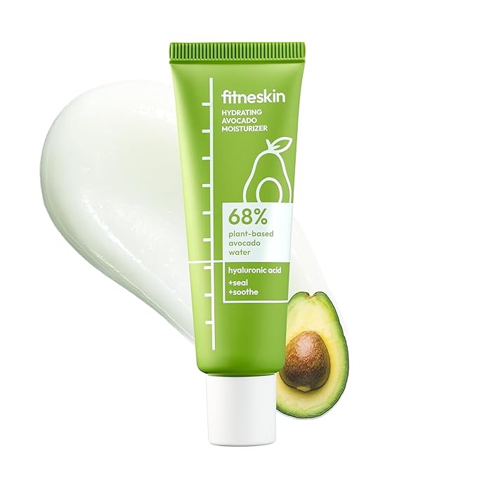 Hydrating Avocado Moisturizer, 1.7 Fl Oz (50ml) – Avocado Fruit Water + Hyaluronic Acid, Vitamin B3 & Pro-Vitamin B5 – Creamy-Soft Barrier Hydration, Fragrance-Free, Vegan Korean Skincare