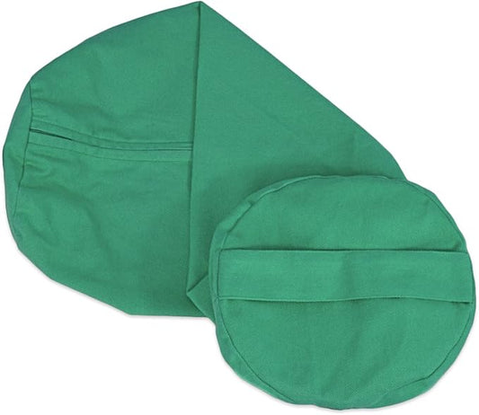 YogaAccessories Cover for Round Cotton Yoga Bolster