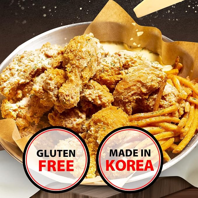 Foodrella Korean Taste Crispy Fried Chicken Cheese Seasoning Mix, Frying Powder Mix, Product of Korea, 2.2 LB (1kg), 1 pack