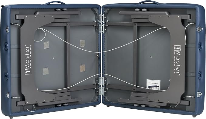 Master Massage 31" Montclair Pro Portable Massage Table Package, Memory Foam Cushioning, Reiki Panels, Shiatsu Cable Release- Tattoo Table, Spa Bed, Facial Bed