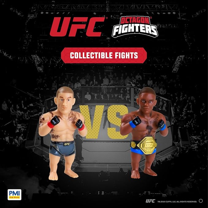 UFC 2.5-Inch Collectible Figures 8-Pack Deluxe Box – Includes 8 Fighters with Accessories, Realistic Poses, and Officially Licensed UFC Collectibles by PMI