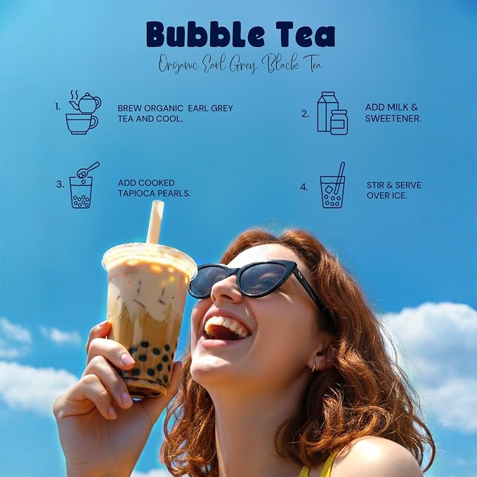 Life Plus Style Gourmet The Secret Garden Organic Earl Grey Black Tea Caffeinated 50 Premium Tea Bags Natural Bergamot Citrus Non GMO Gluten Free Hot or Iced Tea