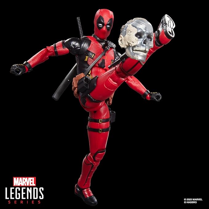 Marvel Legends Series Dogpool and Deadpool, Marvel Studios' Deadpool & Wolverine Movie Collectible 6-Inch Action Figure Gift