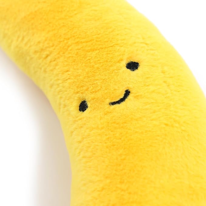RECUR Banana Stuffed Animals Toy,Soft Fruit Banana Plush,12 Inches, Adorable Gift for All Ages