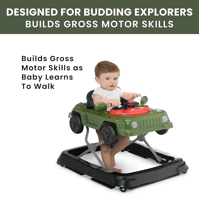 Jeep Wrangler Activity Walker by Delta Children, Green