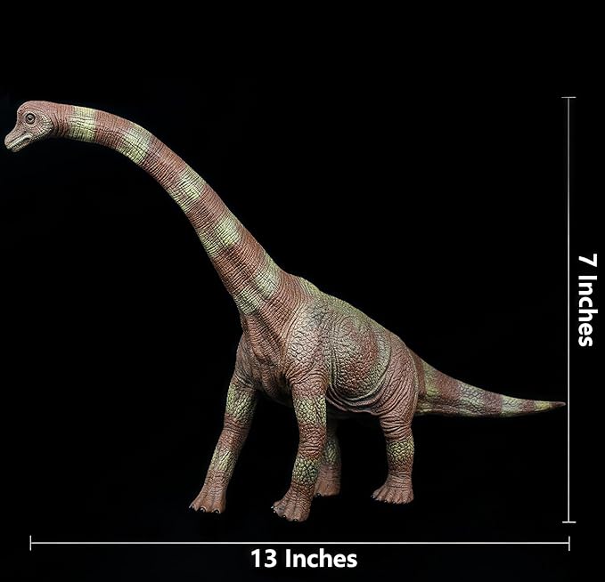 Gemini&Genius Long Neck Dinosaur Toys for Kids, Super Colossal Large Brachiosaurus Realistic Sculpting & Texture, Cool Birthday Gift for Ages 3 Years Old & Up