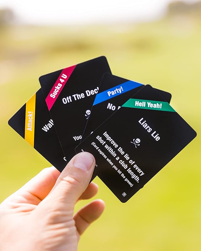 | Interactive Golf Card Game | More Fun and Exciting | Intensify Golf Game with Friends for Good and Bad Golfers | 107 Playing Cards