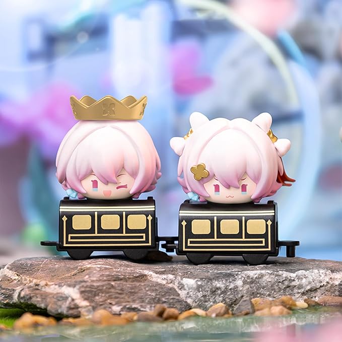 Anime Blind Box, Cute Honkai Star Rail Series PVC Mini Figure for Desktop Ornament, Collectable Anime Figure for Birthday Gifts (2.0)