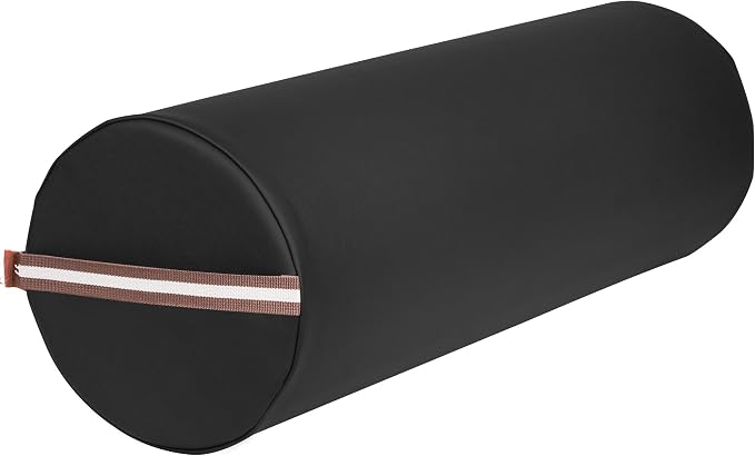 Master Massage 9" Full Round Bolster - Black, 1count