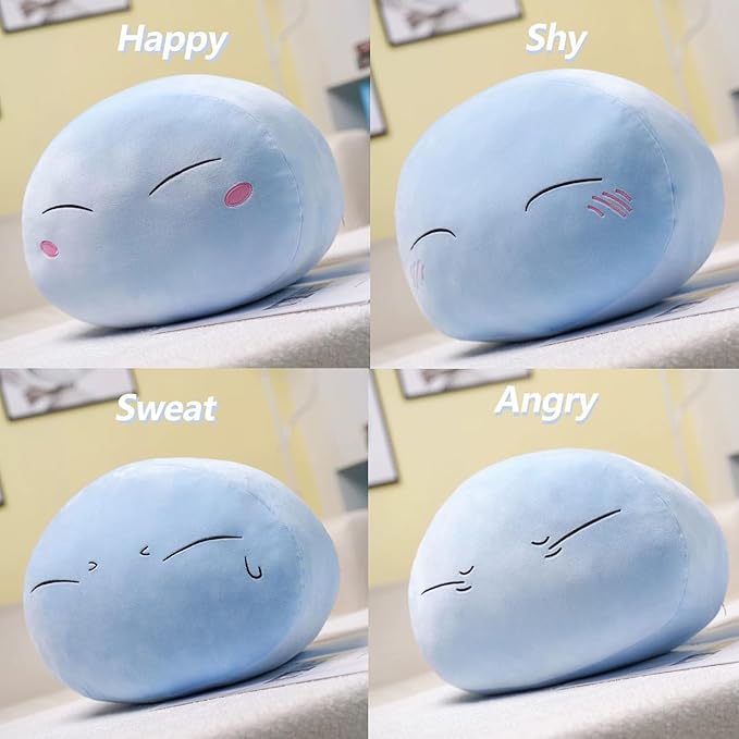 Anime Slime Plushie Stuffed Doll Plush Pillows Plush Stuffed Doll Pillow Toys Gifts (17.7in, Sweat)