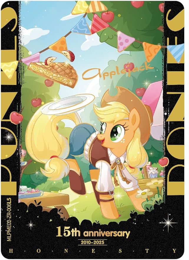 KAYOU My Little Pony Friendship Eternal Cards, Moon Edition Series 2, English, 12 Blister Packs Display with Promo Card, Anniversary Celebration Theme