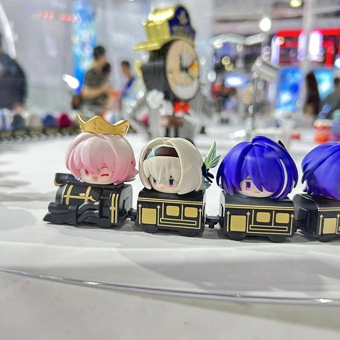 Anime Blind Box, Cute Honkai Star Rail Series PVC Mini Figure for Desktop Ornament, Collectable Anime Figure for Birthday Gifts (2.0)