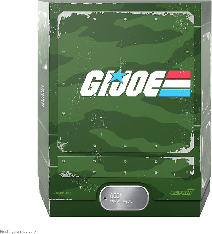 Super7 ULTIMATES! G.I. Joe Doc - 7" G.I. Joe Action Figure with Accessories Classic Cartoon Collectibles and Retro Toys