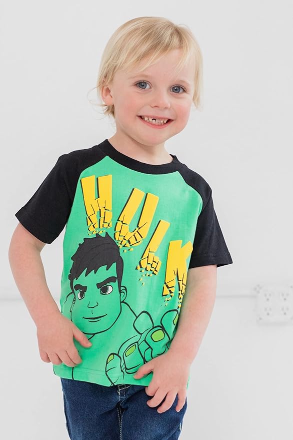 Marvel 4 Pack Graphic T-Shirts