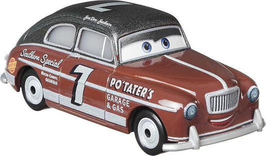 Disney Cars Toys ixar Cars Die-Cast Joe Don Jackson, 1:55 Scale Fan Favorite Character Vehicles for Racing and Storytelling Fun, Gift for Kids Ages 3 Years and Older, Multicolor (GBV55)