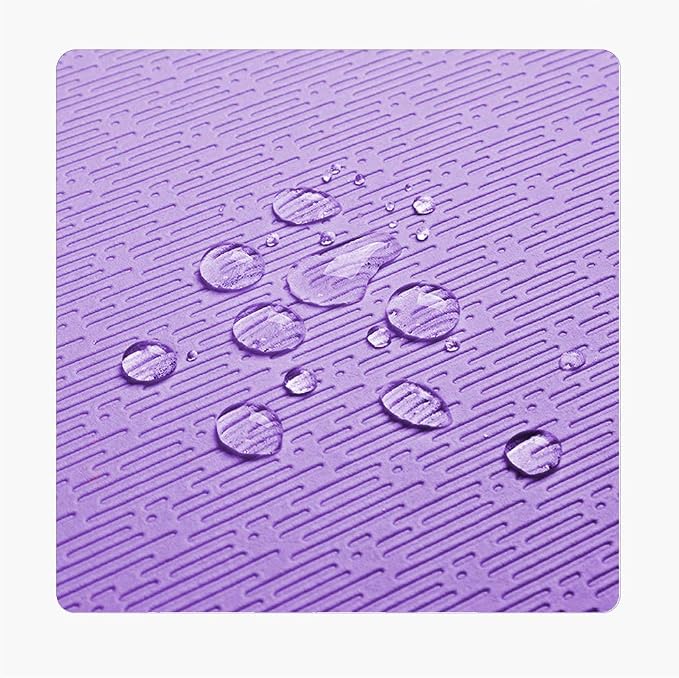 Hatha Yoga Extra Thick TPE Yoga Mat - 72"x 32" Thickness 1/2 Inch -Eco Friendly SGS Certified - With High Density Anti-Tear Exercise Bolster For Home Gym Travel & Floor Outside