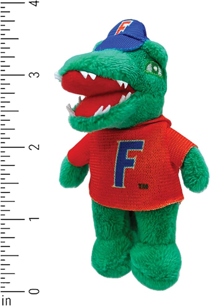 Bobbi-Dobbiez Attachable Plushie University of Florida Gators Albert Mascot – Attaches to Backpacks, Bags, Shoes, Water Bottles, and More